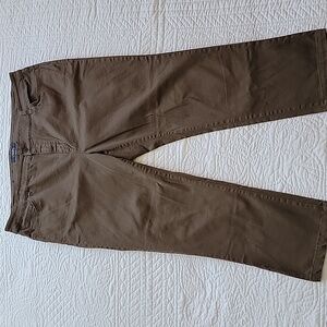 Chaps Women's Brown Denim Madden Slim Leg  Pants